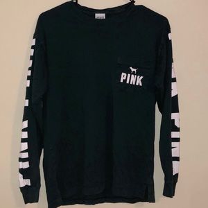 Long sleeve pink t-shirt